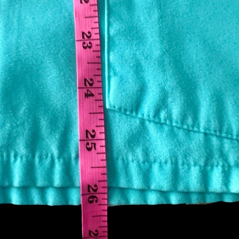 Landau Aqua or Pistachio Green Scrub Set Top Bottoms Size Medium - Picture 8 of 15